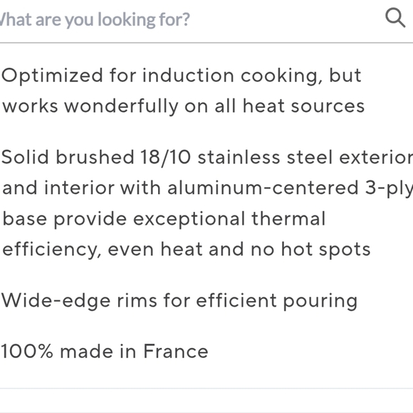 Cristel Stainless Steel Strate Rem Saute 5.5 Qt. + Lid, Retail Price $439.95US - Picture 5 of 16